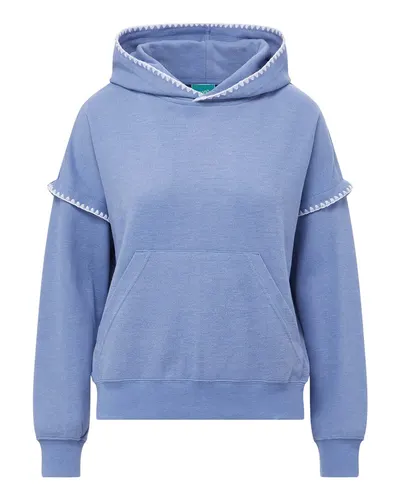 MV Sport W25115 Women's Mood & Vibe™ Teegan Crafty Hooded Sweatshirt — blank hooded sweatshirt, front view