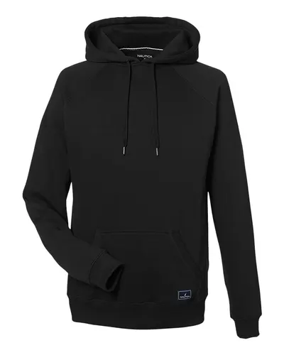 Nautica N17199 Unisex Anchor Fleece Hooded Sweatshirt — blank hooded sweatshirt, front view