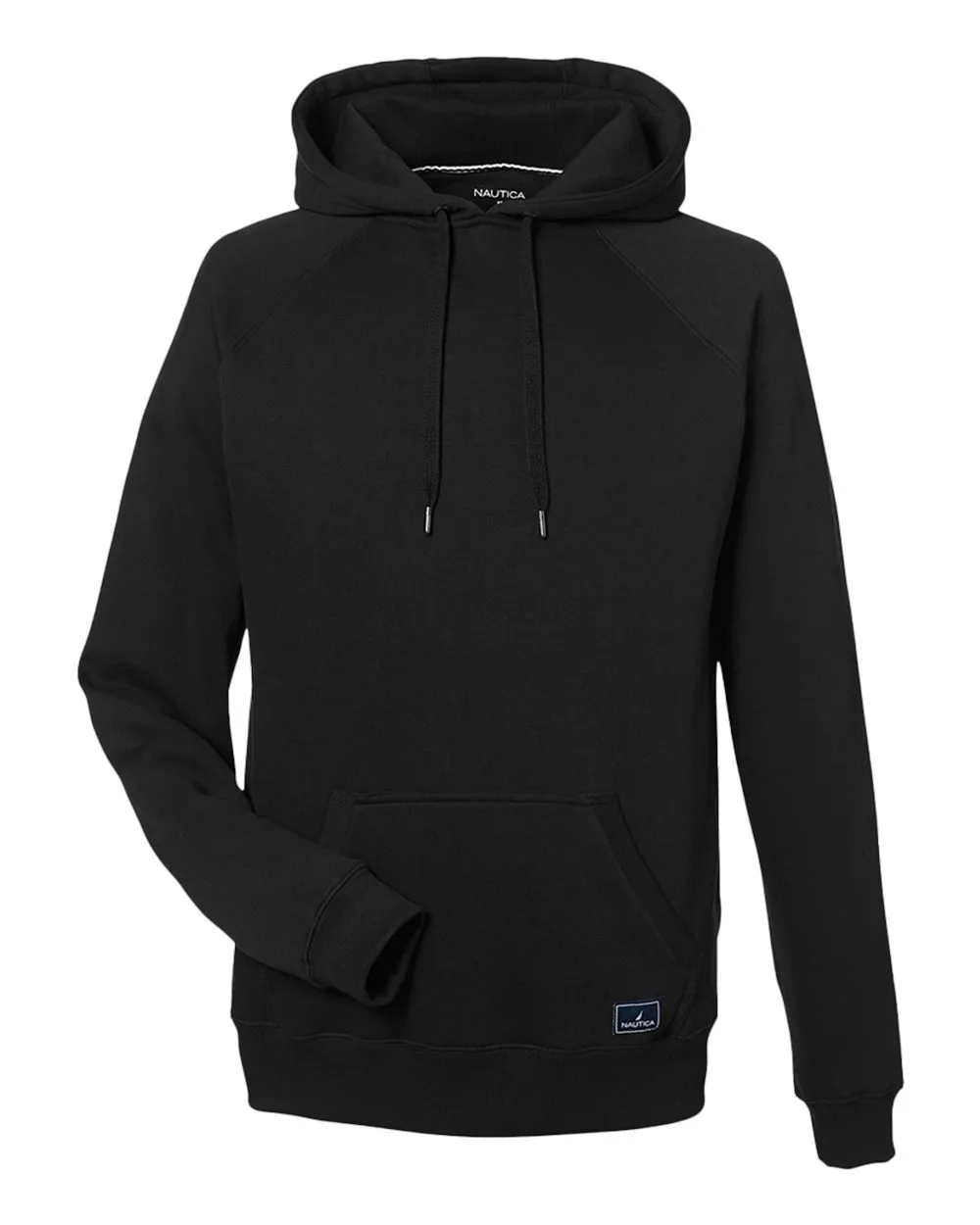 Nautica N17199 Unisex Anchor Fleece Hooded Sweatshirt — blank hooded sweatshirt, front view