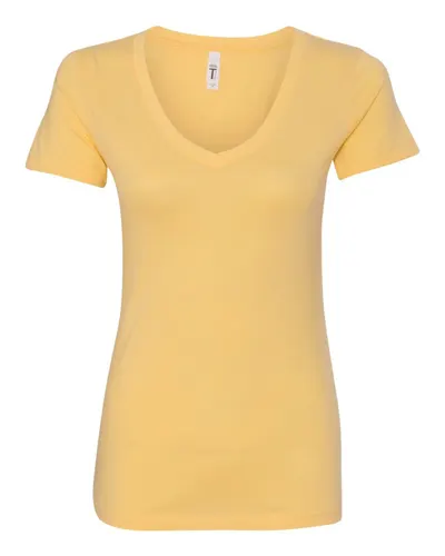 Next Level 1540 Women's Ideal V-Neck T-Shirt — blank t-shirt, front view