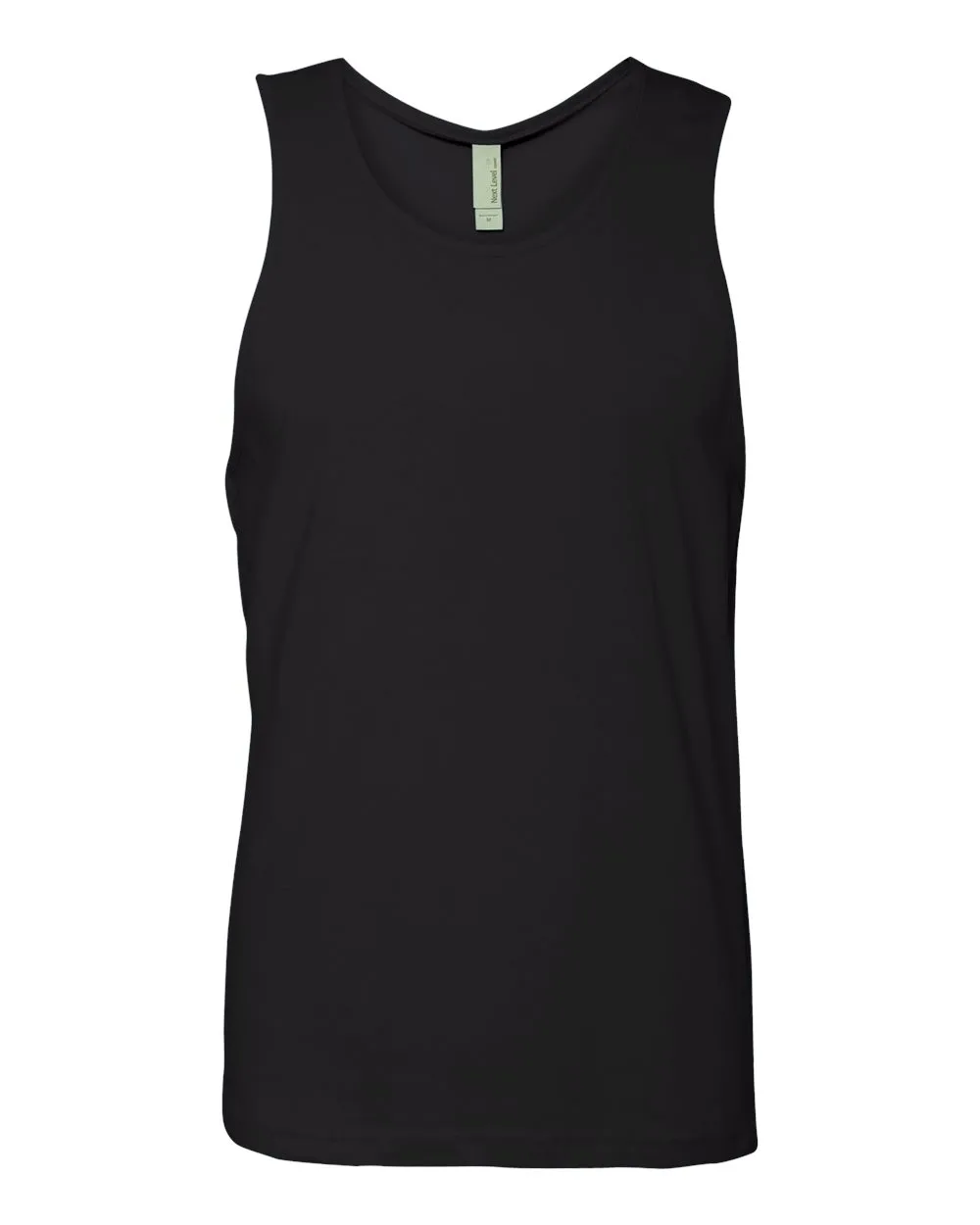 Next Level 3633 Unisex Cotton Tank — blank tank top, front view