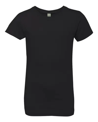 Next Level 3710 Girls’ Cotton Princess T-Shirt — blank t-shirt, front view