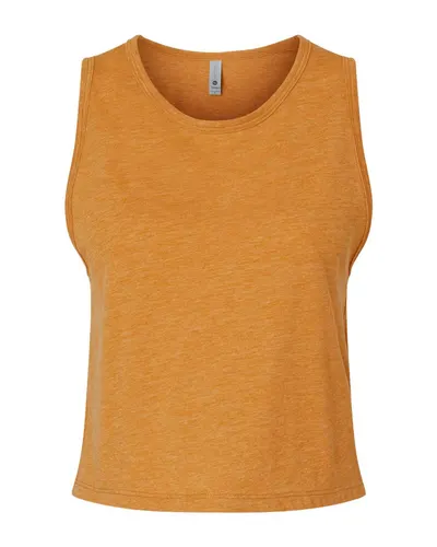 Next Level 5083 Women's Festival Crop Tank — blank tank top, front view