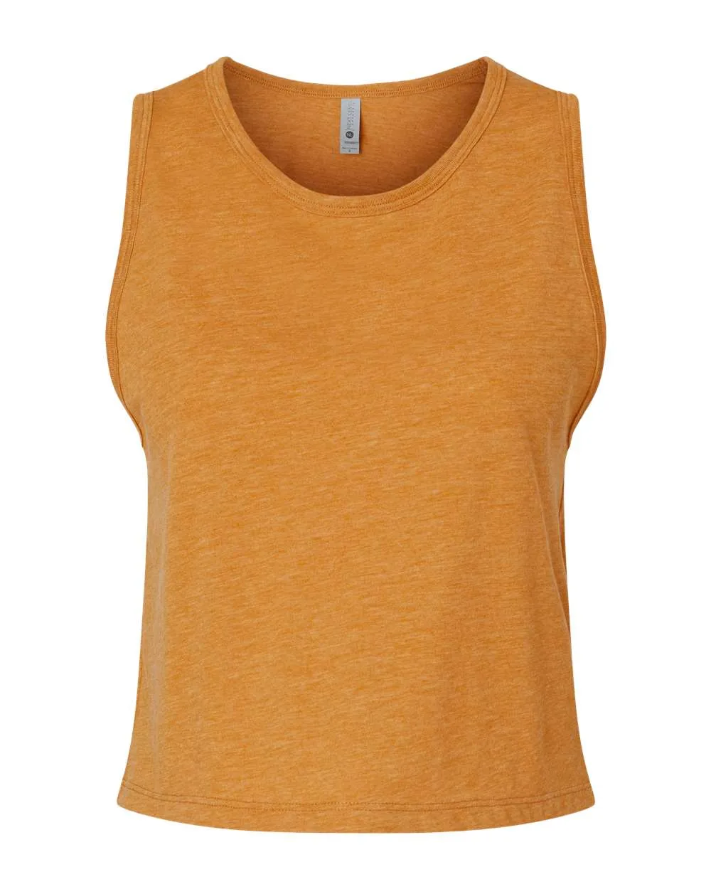 Next Level 5083 Women's Festival Crop Tank — blank tank top, front view