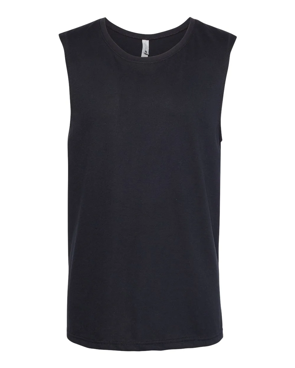 Next Level 6333 Unisex Lightweight Cotton/Poly Muscle Tank — blank tank top, front view