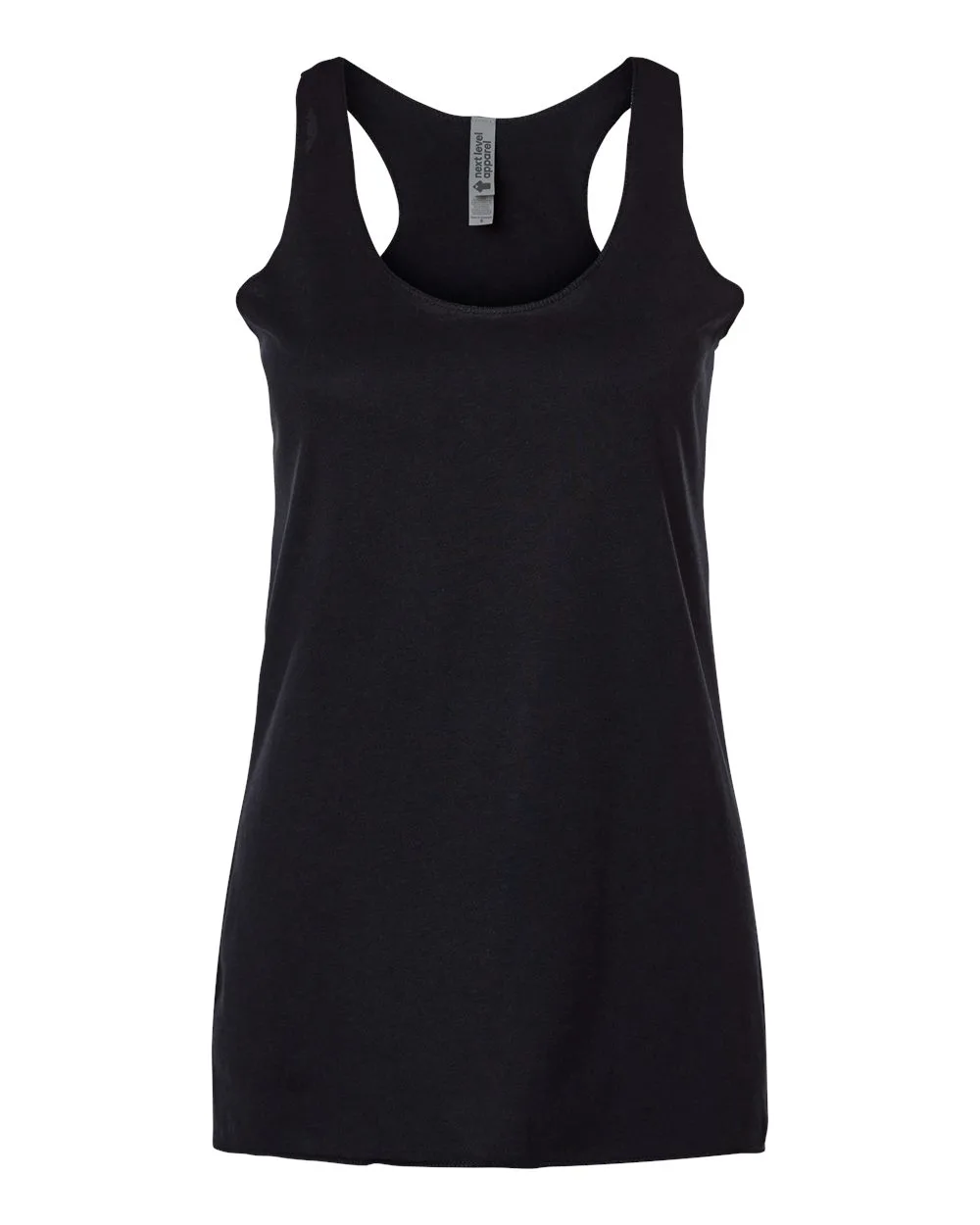 Next Level 6733 Women’s Triblend Racerback Tank — blank tank top, front view
