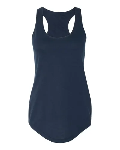 Next Level 6933 Women’s Lightweight French Terry Racerback Tank — blank tank top, front view
