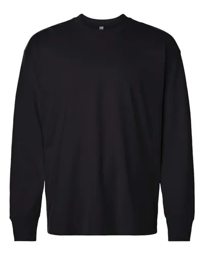 Next Level 7211 Unisex Heavyweight Long Sleeve T-Shirt — blank long sleeve tee, front view