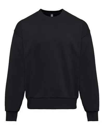 Next Level 9007 Unisex Heavyweight Crewneck Sweatshirt — blank crewneck sweatshirt, front view