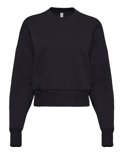 Next Level 9087 Women's Heavyweight Crewneck Sweatshirt — blank crewneck sweatshirt, front view