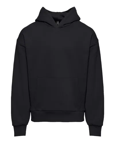 Next Level 9307 Unisex Heavyweight Fleece Hoodie Sweatshirt — blank hooded sweatshirt, front view