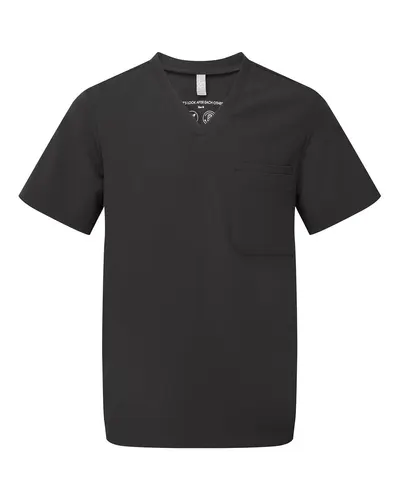 Onna NN200 Men's Limitless V-Neck Stretch Scrub Top — blank garment, front view