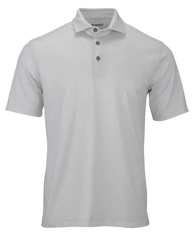 Paragon 152 Men's Derby Sublimated Heathered Polo — blank polo, front view