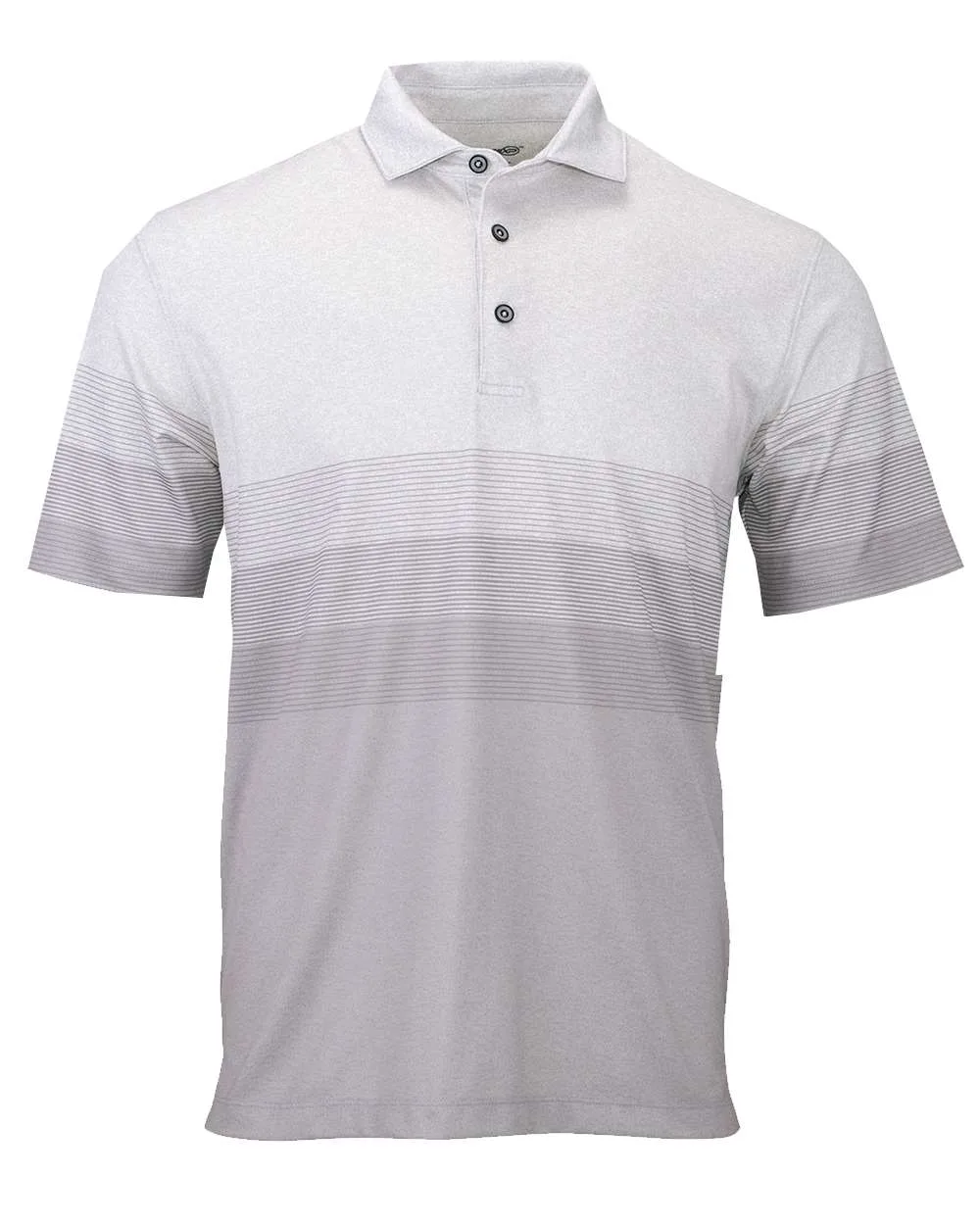 Paragon 153 Men's Belmont Sublimated Heathered Polo — blank polo, front view