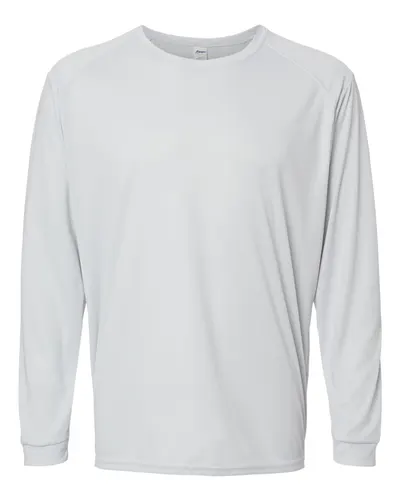 Paragon 210 Unisex Long Islander Performance Long Sleeve T-Shirt — blank long sleeve tee, front view