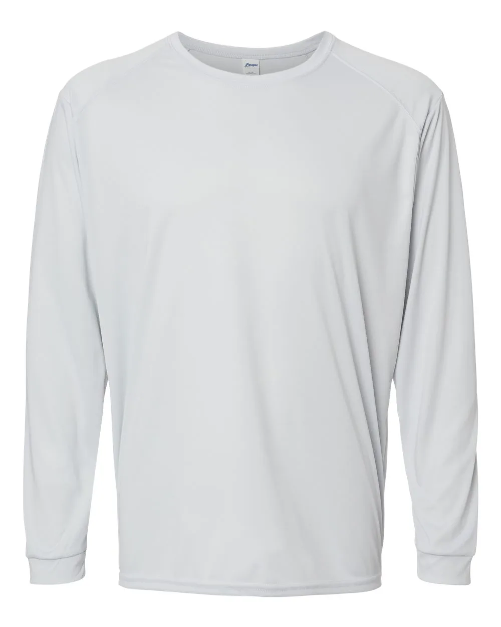 Paragon 210 Unisex Long Islander Performance Long Sleeve T-Shirt — blank long sleeve tee, front view