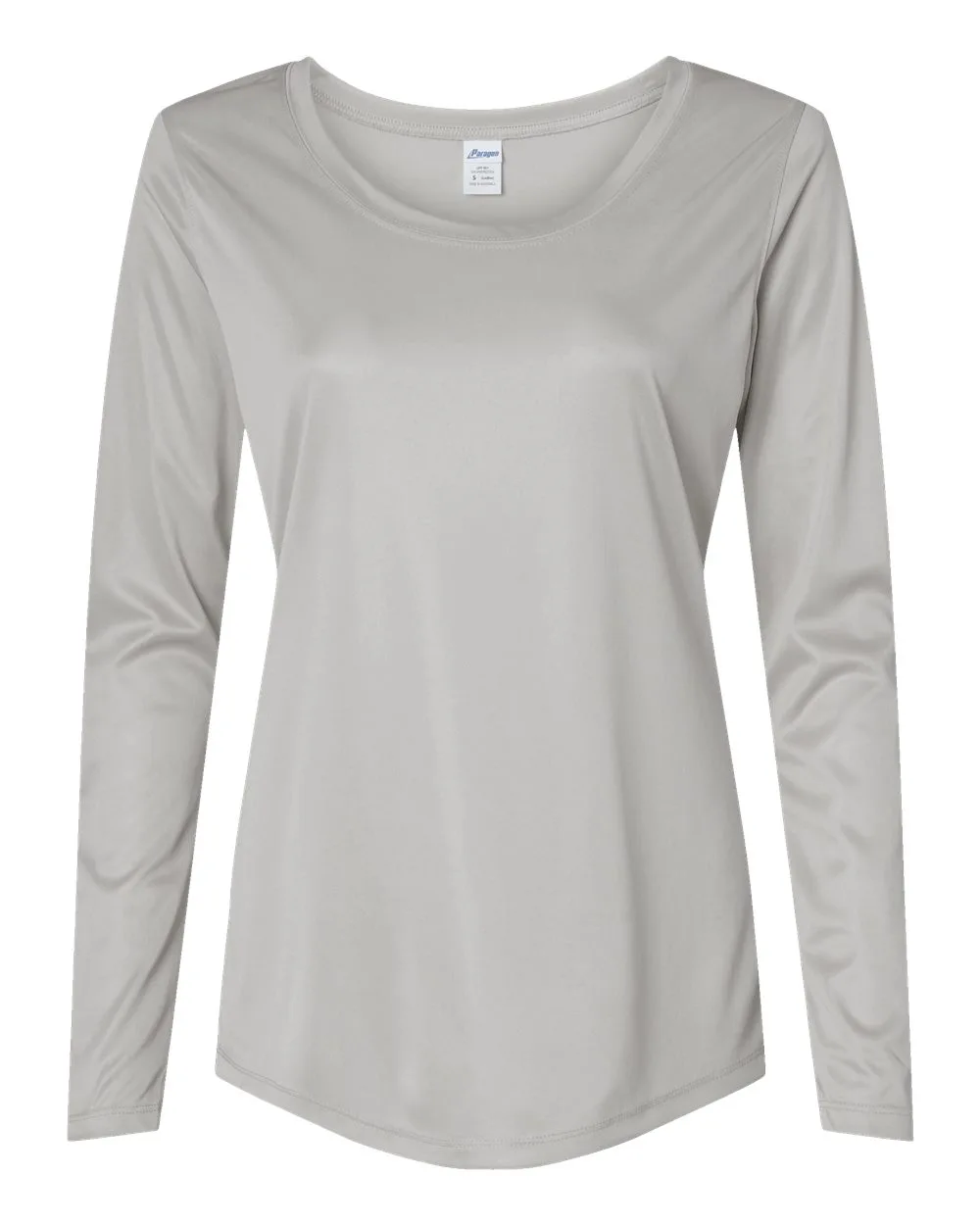 Paragon 214 Women's Long Islander Performance Long Sleeve T-Shirt — blank long sleeve tee, front view