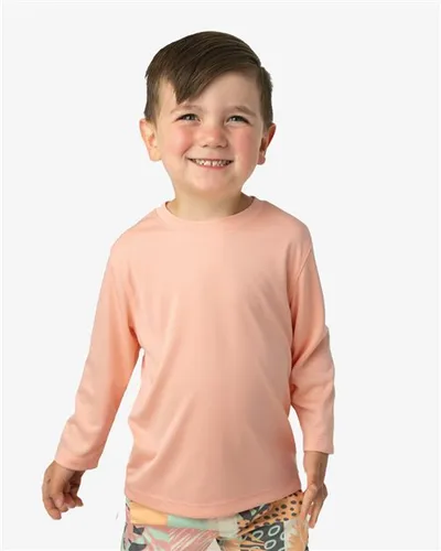 Paragon 218T Toddler Long Islander Performance Long Sleeve T-Shirt — blank long sleeve tee, front view