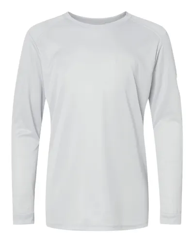 Paragon 218Y Youth Long Islander Performance Long Sleeve T-Shirt — blank long sleeve tee, front view