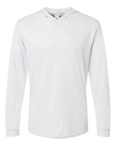 Paragon 220 Unisex Bahama Performance Hooded Long Sleeve T-Shirt — blank hooded sweatshirt, front view