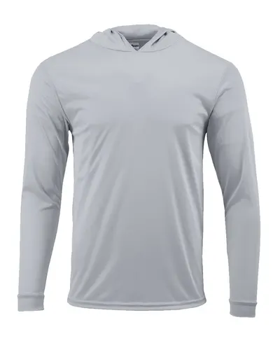 Paragon 221Y Youth Bahama Performance Hooded Long Sleeve T-Shirt — blank hooded sweatshirt, front view