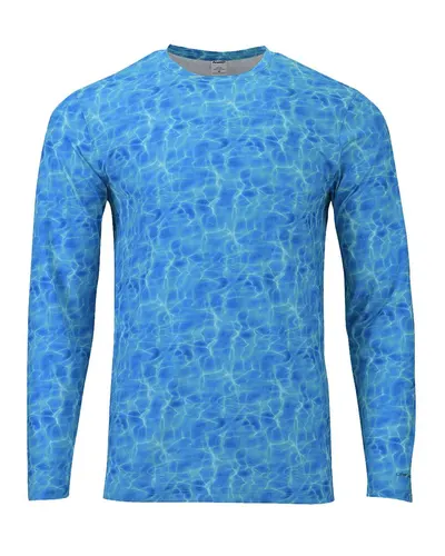 Paragon 230 Men's Belize Sublimated Long Sleeve T-Shirt — blank long sleeve tee, front view