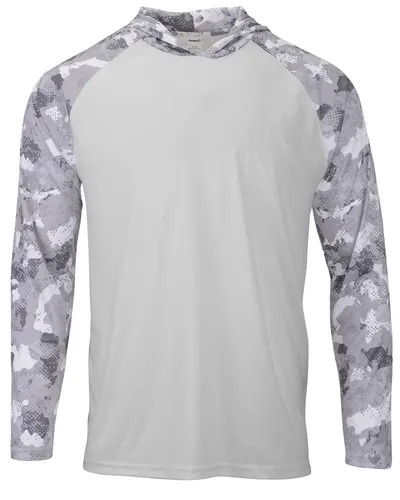 Paragon 240 Unisex Tortuga Extreme Performance Hooded T-Shirt — blank hooded sweatshirt, front view
