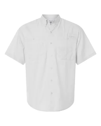 Paragon 700 Men's Hatteras Performance Short Sleeve Fishing Shirt — blank garment, front view