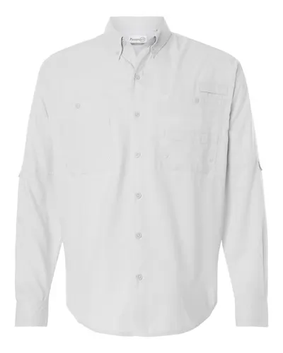 Paragon 702 Men's Kitty Hawk Performance Fishing Shirt — blank garment, front view