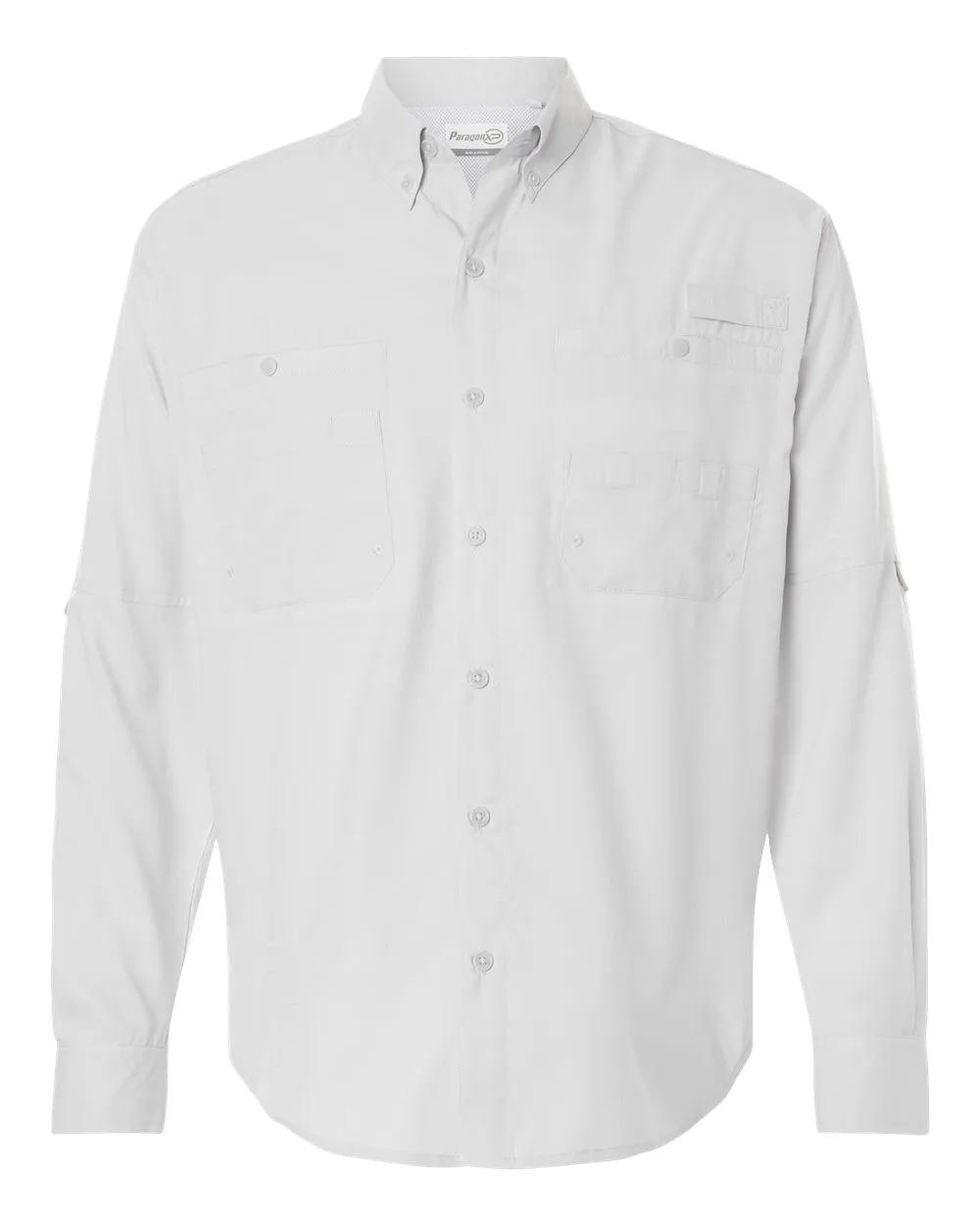 Paragon 702 Men's Kitty Hawk Performance Fishing Shirt — blank garment, front view