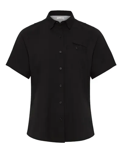 Paragon 704 Women's Hatteras Performance Short Sleeve Fishing Shirt — blank garment, front view