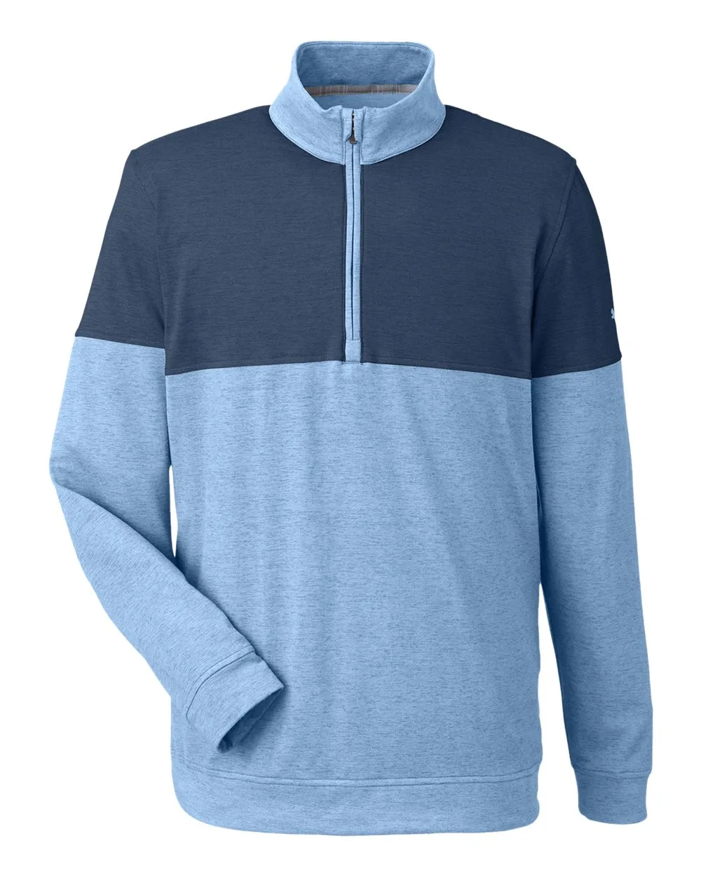 Puma Golf 595803 Men's Cloudspun Warm Up Quarter-Zip Pullover — blank garment, front view