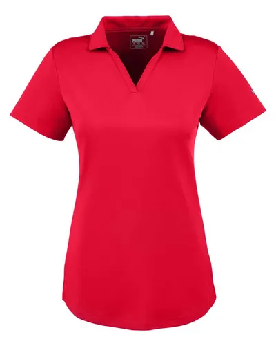 Puma Golf 596800 Women's Icon Golf Polo — blank polo, front view