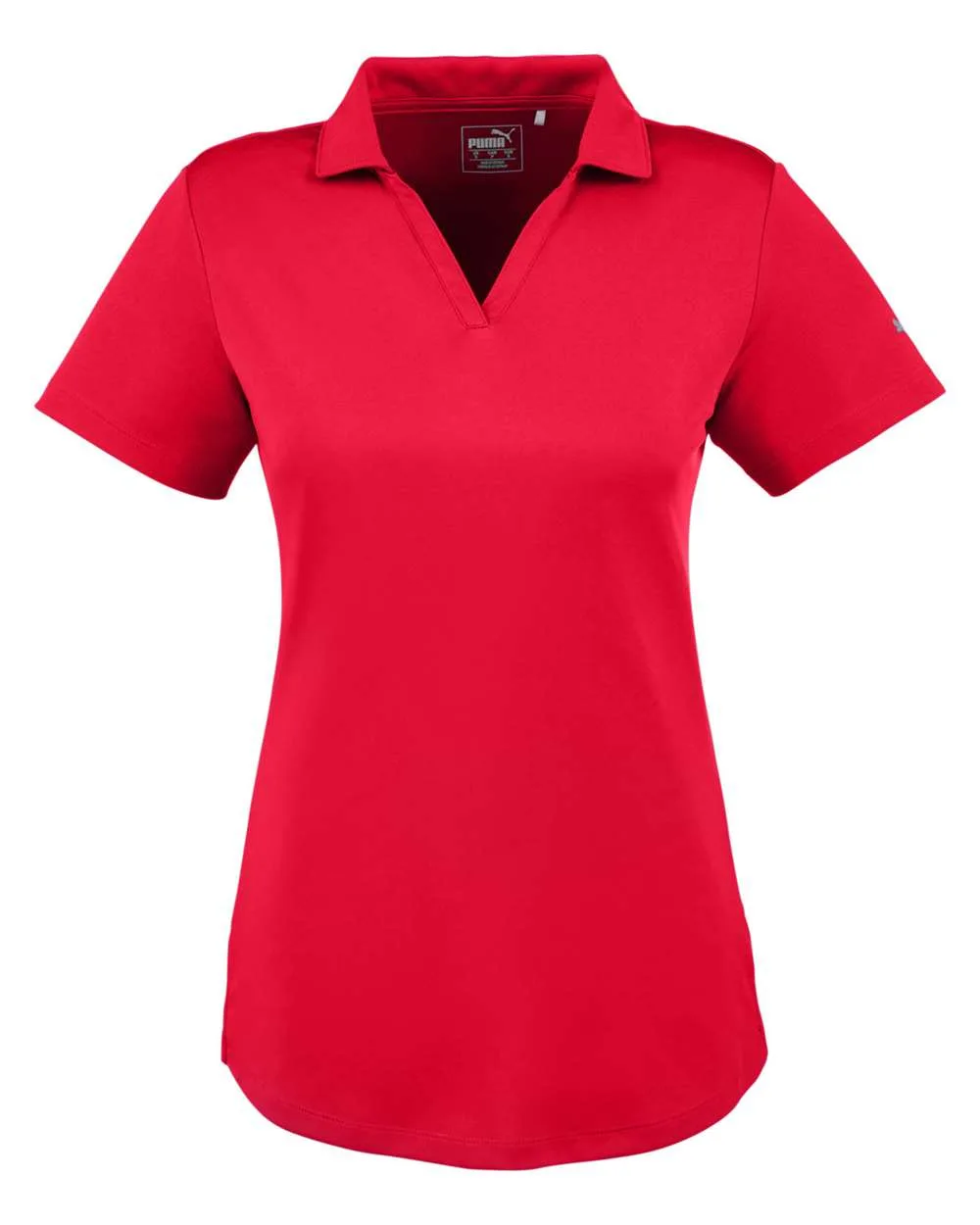 Puma Golf 596800 Women's Icon Golf Polo — blank polo, front view