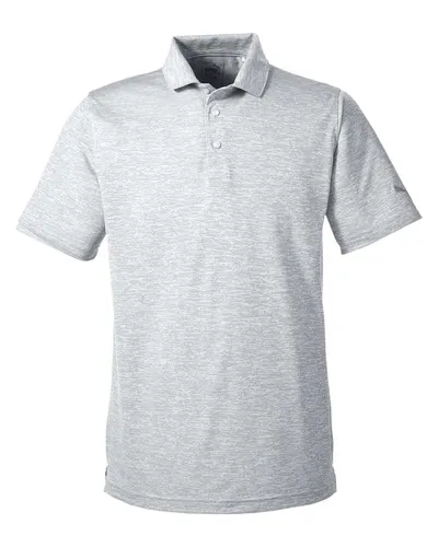 Puma Golf 596801 Men's Icon Heather Polo — blank polo, front view
