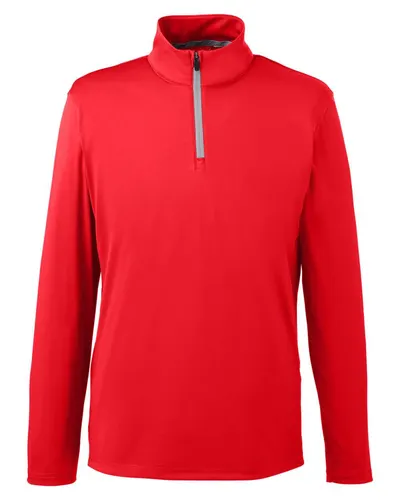 Puma Golf 596807 Men's Icon Quarter-Zip Pullover — blank garment, front view