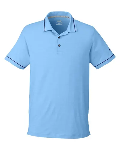 Puma Golf 599117 Men's Cloudspun Monarch Polo — blank polo, front view