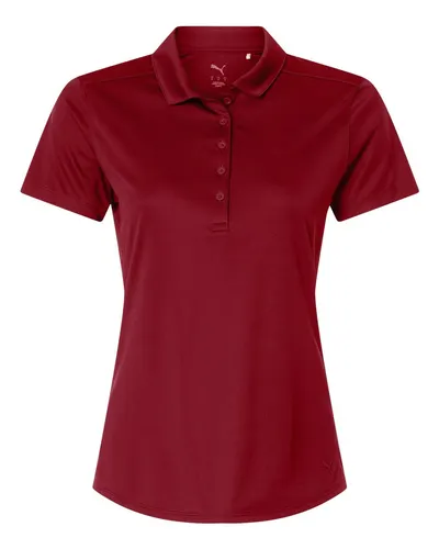 Puma Golf 629944 Womens Pure 2.0 Polo — blank polo, front view