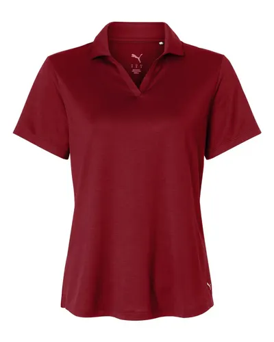 Puma Golf 631050 Women's Icon Polo 2.0 — blank polo, front view