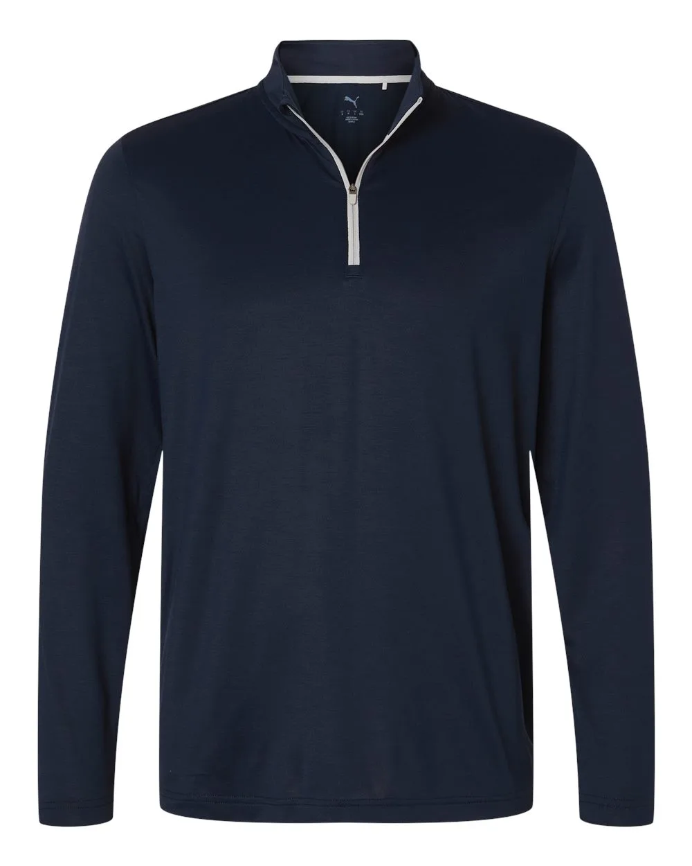 Puma Golf 631059 Men's Icon 2.0 Quarter-Zip — blank garment, front view