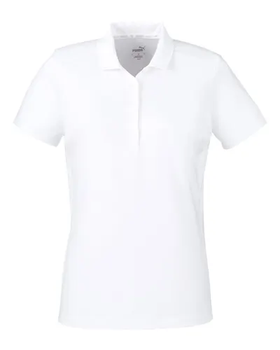Puma Golf PG100W Women's Bandon Polo — blank polo, front view