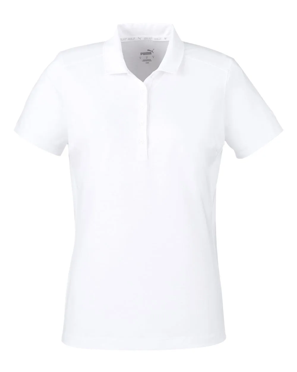 Puma Golf PG100W Women's Bandon Polo — blank polo, front view