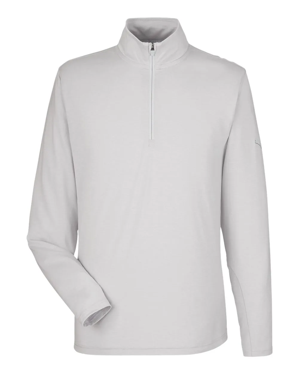 Puma Golf PG400 Men's Bandon Quarter-Zip Pullover — blank garment, front view