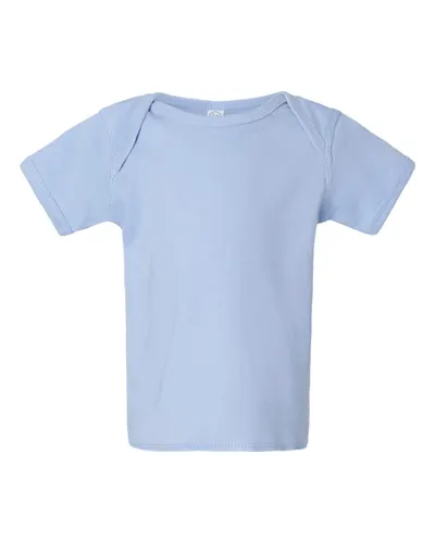 Rabbit Skins 3400 Infant Baby Rib Tee — blank t-shirt, front view