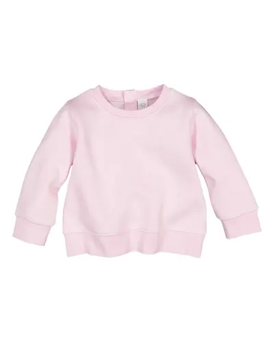 Rabbit Skins 3417 Infant Crewneck Sweatshirt — blank crewneck sweatshirt, front view