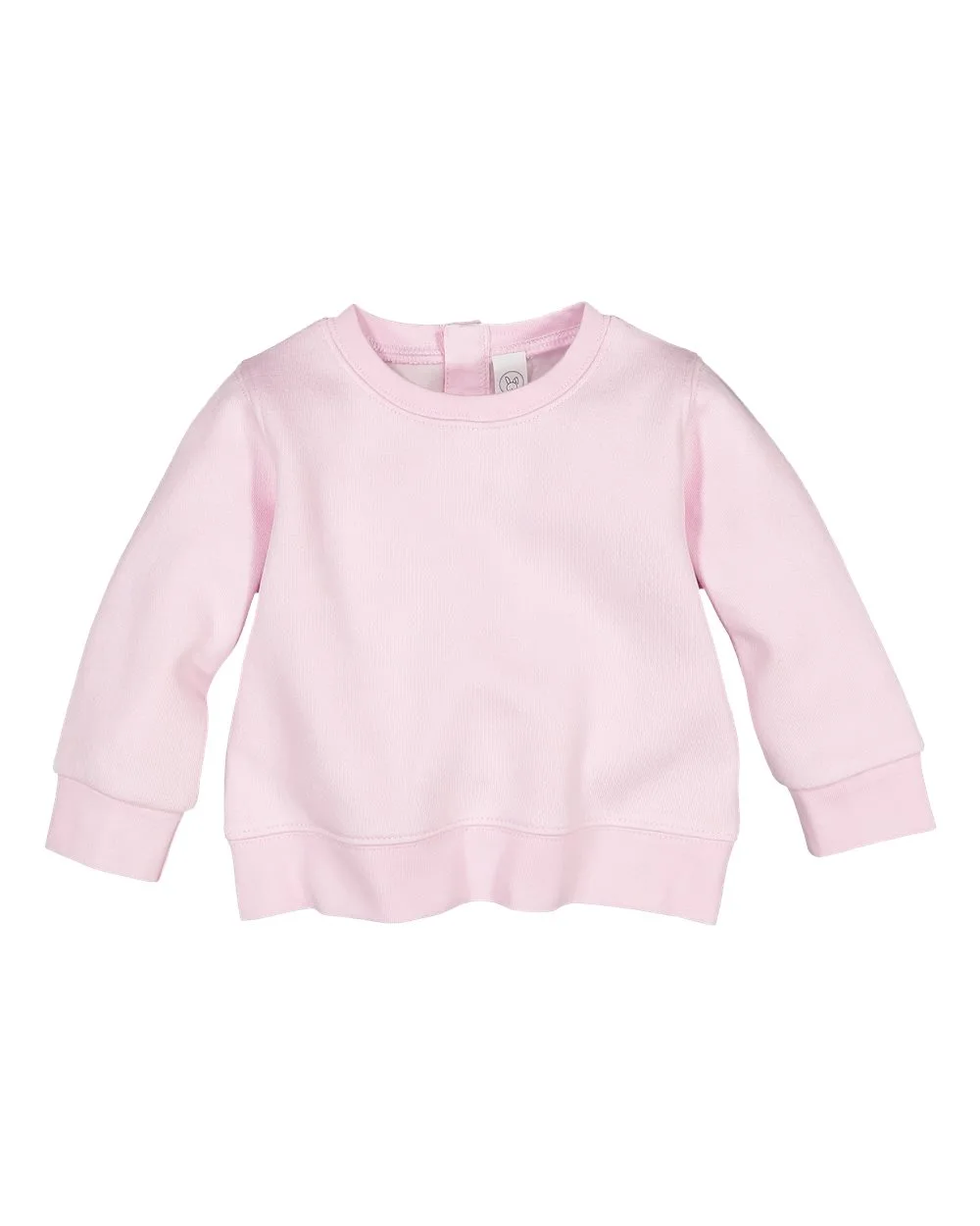 Rabbit Skins 3417 Infant Crewneck Sweatshirt — blank crewneck sweatshirt, front view