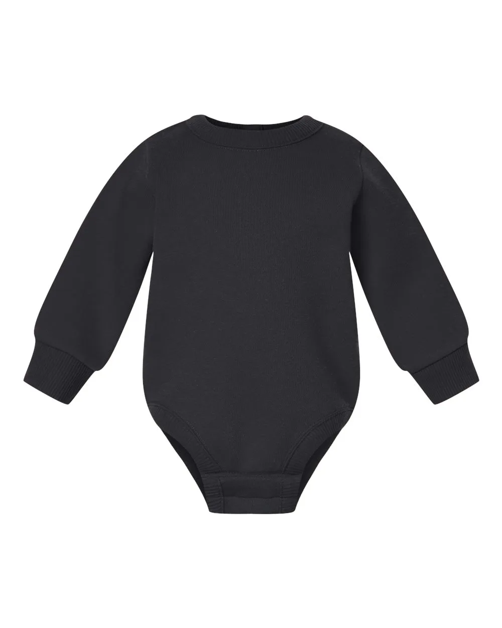 Rabbit Skins 3421 Infant Fleece Bodysuit — blank fleece pullover, front view