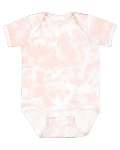 Rabbit Skins 4424EX Infant Fine Jersey Bodysuit - Extended Colors — blank t-shirt, front view