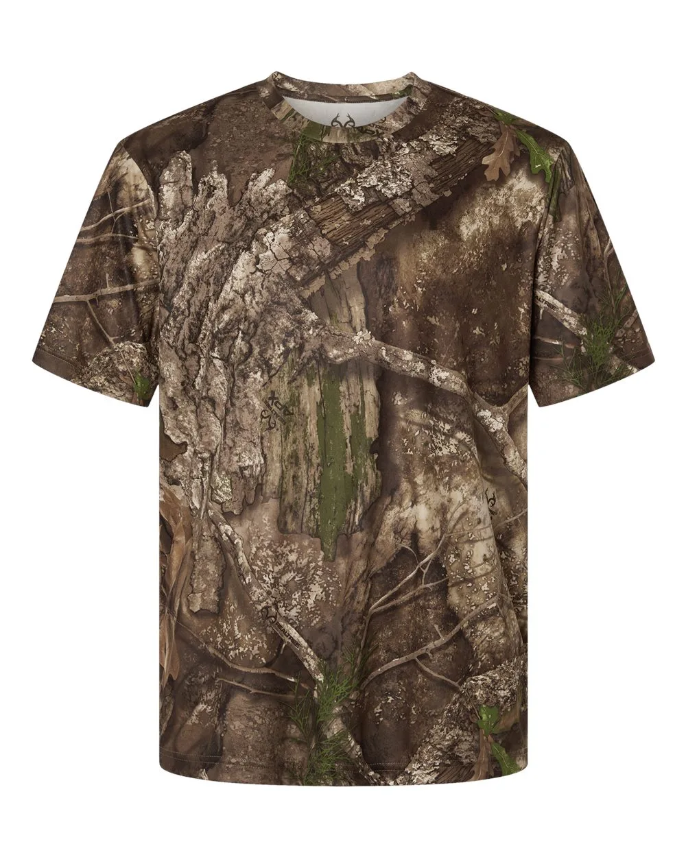 RealTree RT2101 Unisex Realtree® Poly Performance T-Shirt — blank t-shirt, front view
