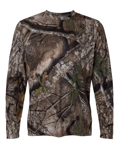 RealTree RT3102 Unisex Realtree® Performance Long Sleeve T-Shirt — blank long sleeve tee, front view